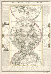 Carta generale della terra da M. Flecheux