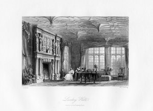 Il salotto, Loseley Hall, Guildford da M. J. Starling