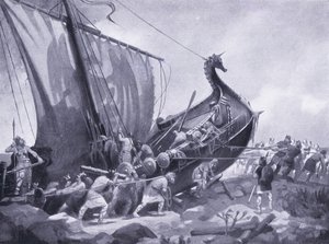 Magnus naviga intorno al Mull di Cantyre AD1098, anni 1920 da M. Mackinlay