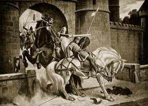 Il combattimento tra Guglielmo e Roberto a Gerberoy da M. Mackinlay