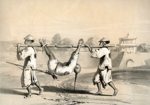 Schizzo dal muro la mattina dopo il grande attacco, Cina, c1860 da M and N Hanhart