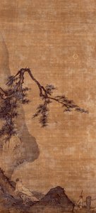 Gentiluomo che osserva la luna da Ma Yüan