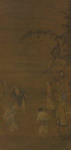 I giocatori di calcio, fine XII - inizio XIII secolo da Ma Yüan