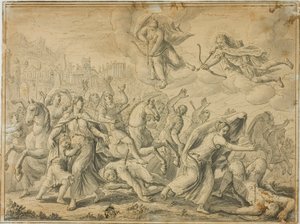 Morte dei figli di Niobe da Maarten de Vos