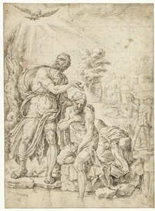 Battesimo di Cristo da Maarten van Heemskerck