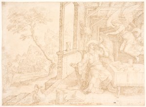 Un angelo appare a Filippo da Maarten van Heemskerck