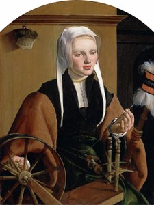 Tedesco: Weibliches Bildnis, Anna Codde Ritratto di (forse) Anna Codde, moglie di Pieter Gerritsz Bicker da Maarten van Heemskerck
