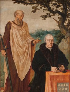 Sibilla Eritrea (ala sinistra di un trittico: il donatore Matelief Dammasz. e San Paolo (fronte) e la Sibilla Eritrea (retro)) da Maarten van Heemskerck