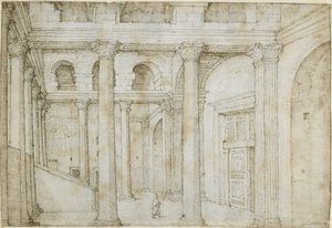 Portico del Pantheon da Maarten van Heemskerck