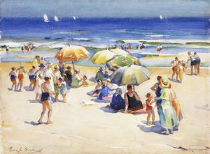 Un pomeriggio in spiaggia da Mabel Woodward