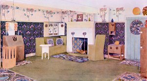 Progetto per il salotto a Falkewood, c.1906 da Mackay Hugh Baillie Scott