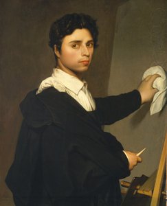 Ingres da giovane, c.1850-60 da Madame Gustave Hequet