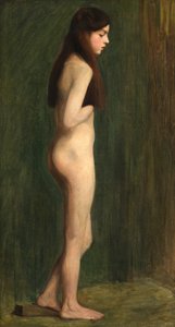 Studio di nudo in verde
