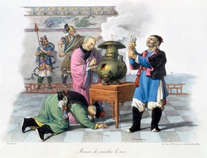 Un modo di predire il futuro, Cina, 1824-1827 da Mademoiselle Formentin