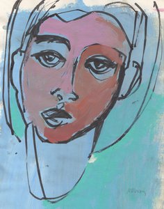 Sketchbook 21, 2024 (tempera, inchiostro su carta) da Madgalena Morey