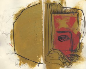 Sketchbook 38, 2025 (tempera, inchiostro, matita su carta) da Madgalena Morey