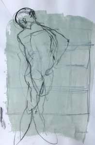 Sketchbook 46, 2025 (tempera, carboncino su carta) da Madgalena Morey