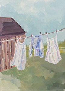 Giornata estiva dedicata al bucato