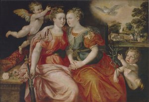 Allegoria della Pace e della Giustizia da Maerten Vos de