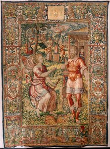 Museo Diocesano. Arazzo fiammingo. Bruxelles. Atelier François Geubels. Serie Storia di Gedeone. Gedeone e l