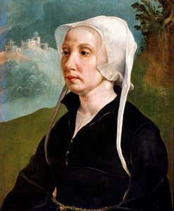 Ritratto di una donna, c1540 da Maerten van Heemskerck