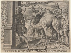 Ricco e povero Lazzaro da Maerten van Heemskerck