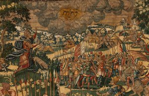 Storia di Gedeone, fine XVI secolo (seta e lana) da Maerten van Heemskerck