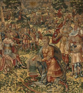Storia di Gedeone, fine XVI secolo (seta e lana) da Maerten van Heemskerck