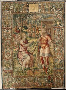 Storia di Gedeone, fine XVI secolo (seta e lana)