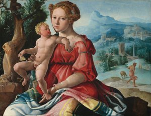 Il riposo durante la fuga in Egitto da Maerten van Heemskerck