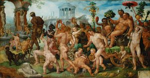 Il trionfo di Bacco, 1536-7 da Maerten van Heemskerck