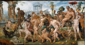 Processione trionfale di Sileno da Maerten van Heemskerck