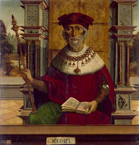 Il profeta Ezechiele, c. 1525 da Maestro de Becerril