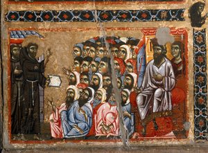 Storia della vita di San Francesco dal polittico di San Francesco d