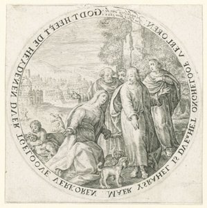 Cristo e la donna cananea da Magdalena van de Passe