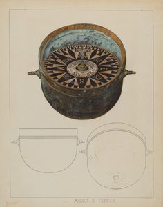 Bussola della Nave, c. 1937 da Magnus S. Fossum