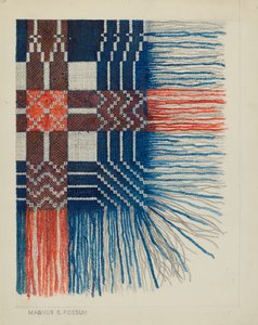 Dettaglio di Coperta Intessuta