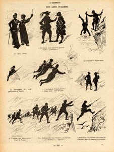 La Baionnette, Satirico in B & N da Henri Maigrot