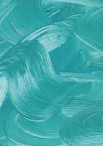 Pennellate fluide color verde acqua
