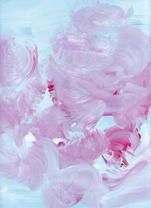 Tonalità fluide di rosa e blu