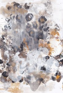 Grigio dorato con texture astratta