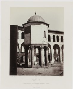 Vista della piccola cupola della grande Moschea di Damasco (Siria) da Maison Bonfils