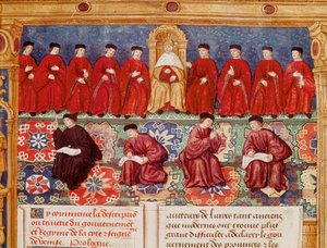 Il Consiglio dei Dieci Il Doge è al centro. (dettaglio)