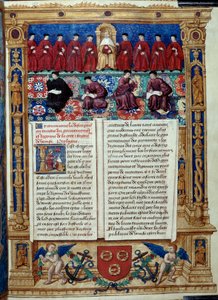 Il Consiglio dei Dieci Il Doge è al centro. Pagina tratta da una descrizione o tratta del governo e del regime della città e signoria di Venezia realizzata dall