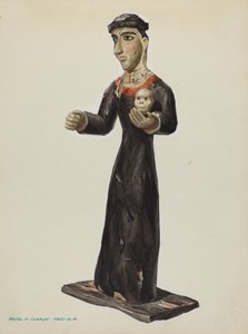 Bulto - Santa Rita, c. 1938