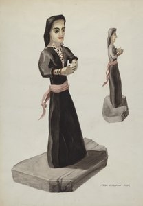 Bulto, Santa Rita, c. 1937