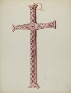 Croce di cedro, c. 1937 da Majel G. Claflin