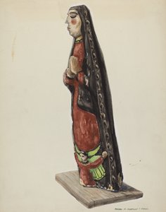 Nostra Signora di Guadalupe Bulto, c. 1938