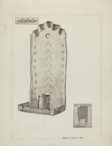 Portacandele di Latta, 1935-1942 da Majel G. Claflin