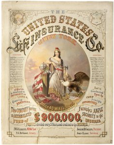 United States Life Insurance Co. di New York da Major and Knapp Sarony